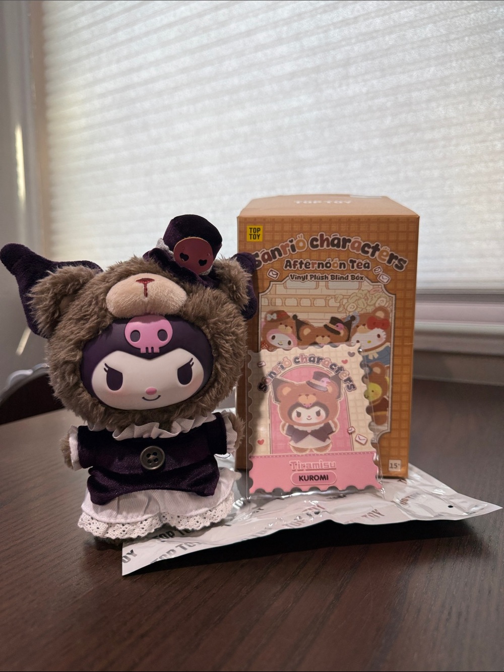 Top Toy Miniso Sanrio Characters Afternoon Tea Vinyl Plush Tiramisu Kuromi